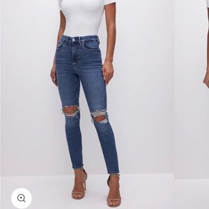 Good American “Always fits good legs” skinny jeans